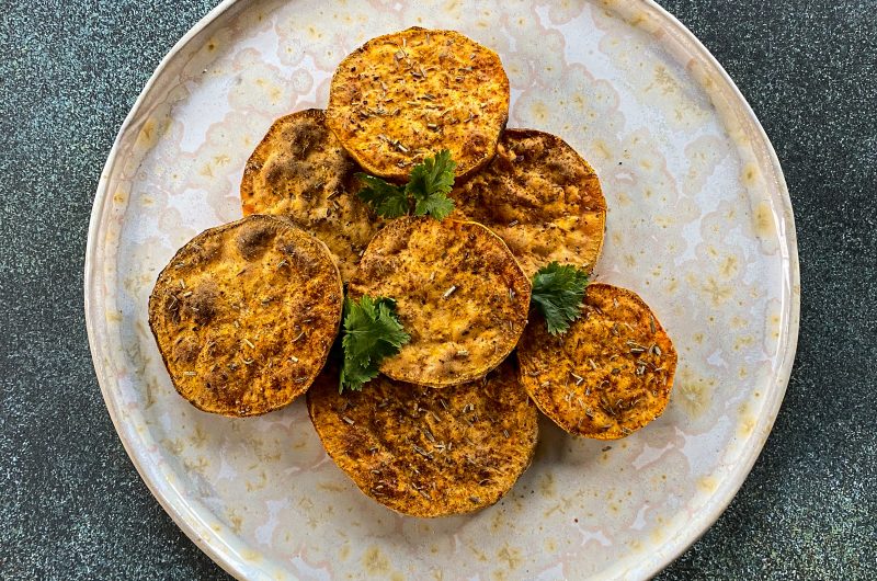 Patates douces grillées