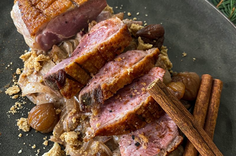 Magret de canard au spéculoos