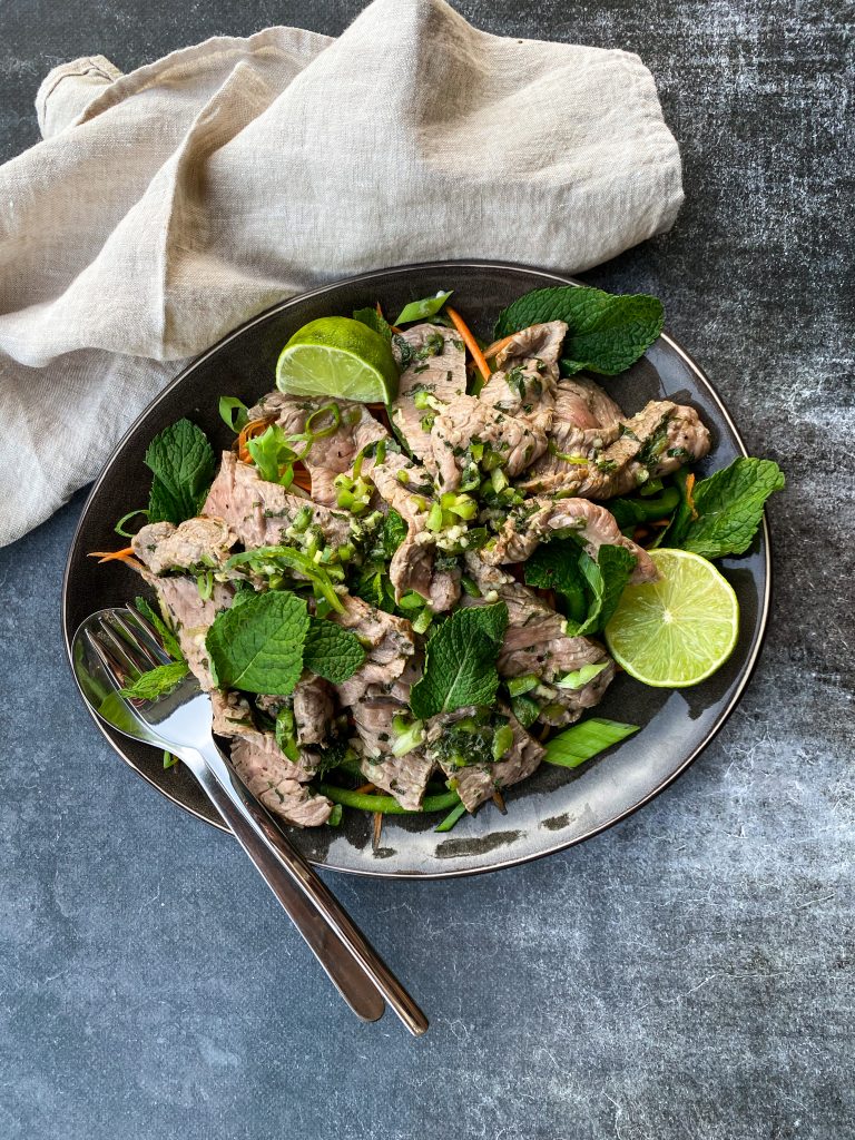 Salade thaï au boeuf