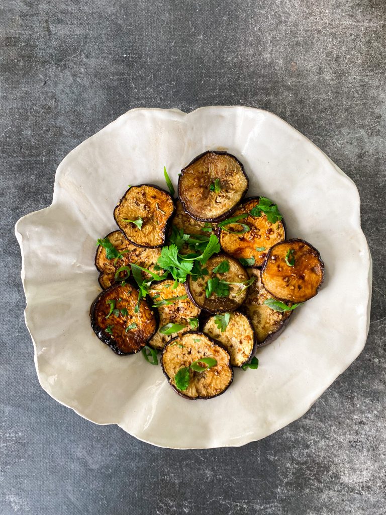 Aubergines grillées