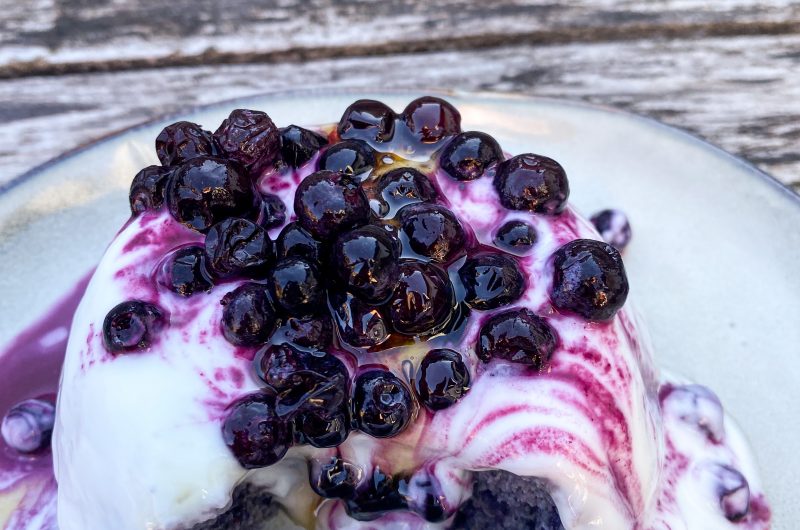 Bowl cake à la myrtille