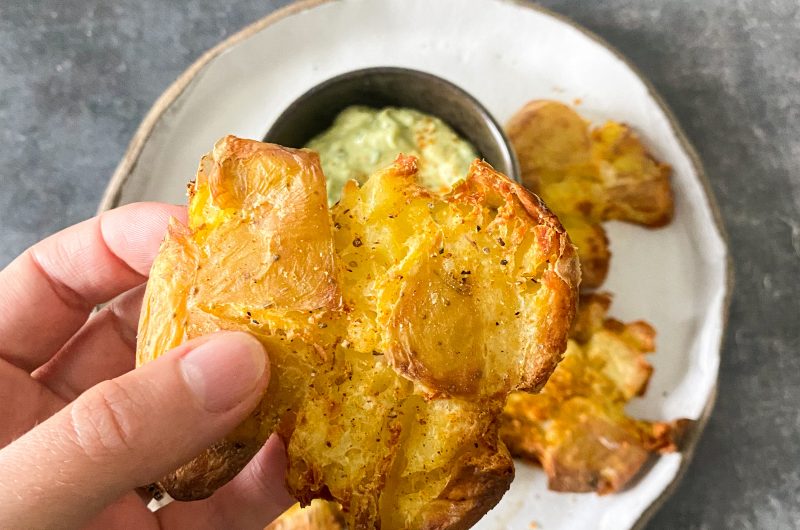 Smashed potatoes