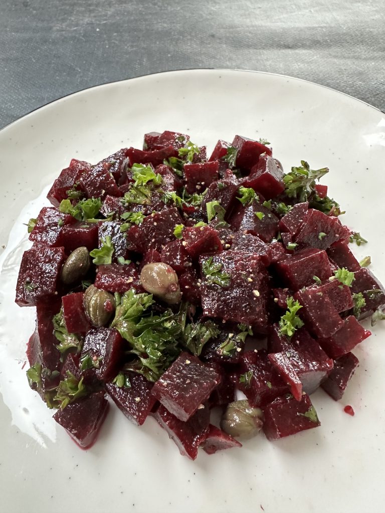 Betterave façon tartare de boeuf
